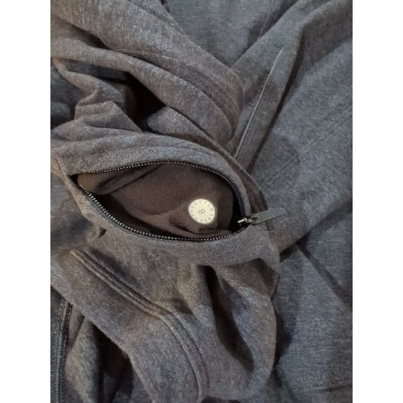 Lululemon  1/4 Zip Pullover sz 8 Charcoal Grey - Picture 7 of 8